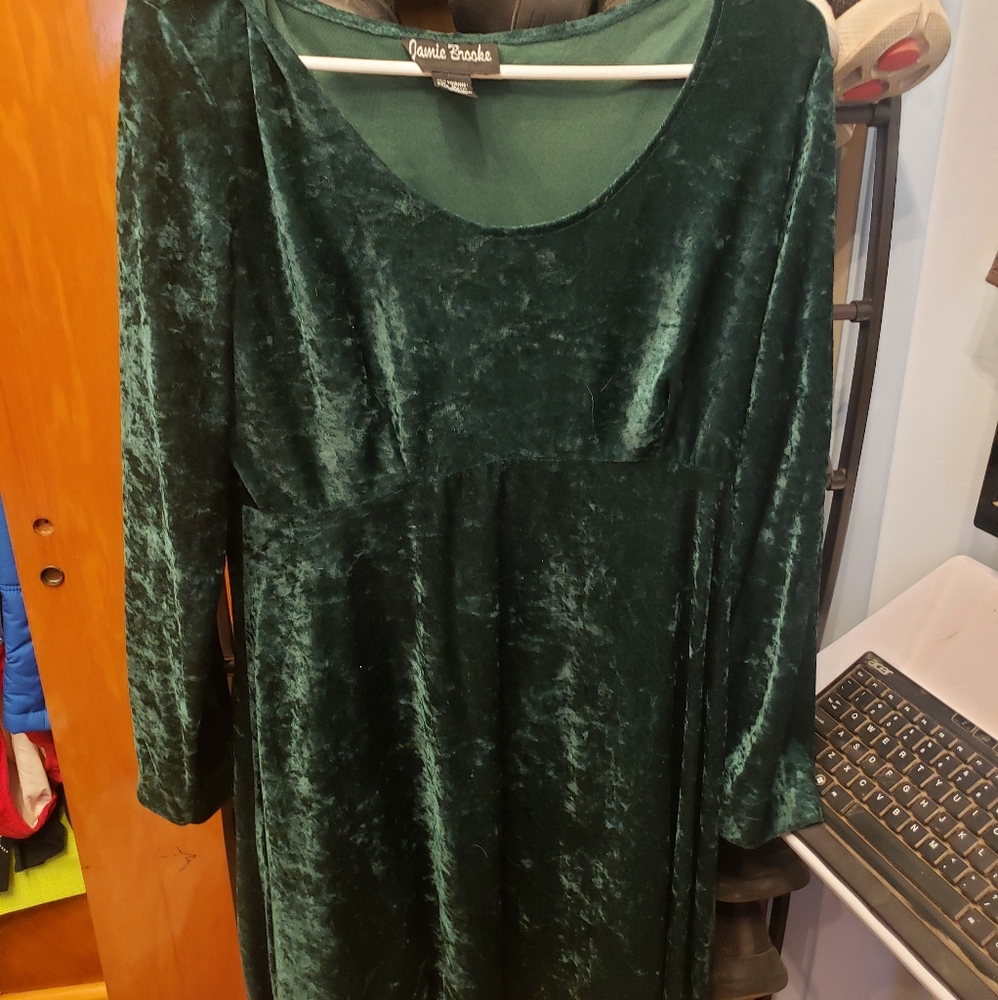 Crushed Velvet Dress